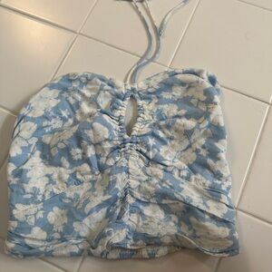 Abercrombie floral halter top